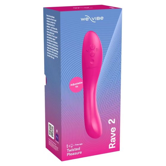 We-Vibe Rave 2. okos, kétmotoros G-Pont vibrátor (lila) (APP-os)