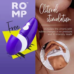 Romp Free léghullámos csiklóizgató (lila).