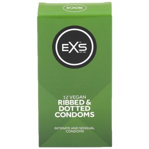 EXS Ribbed & Dotted redőzött, rücskös felületű óvszer (12 db)