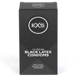 EXS Black Latex fekete óvszer (12 db)