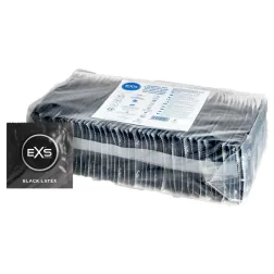 EXS Black Latex fekete óvszer (100 db)