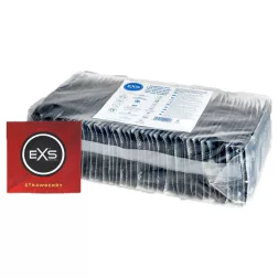 EXS – Strawberry óvszer, eper aromával (100 db)