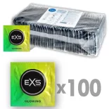EXS – Glowing sötétben világító óvszer (100 db)