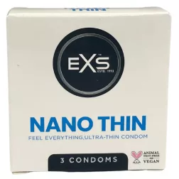EXS Nano Thin ultra vékony óvszer (3 db)