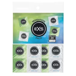   EXS Sensation Pack ultra vékony + stimuláló felülető óvszer (12+12 db)