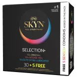   Skyn – Selection+ latexmentes óvszer, változatos tulajdonságokkal (30+5 darab)