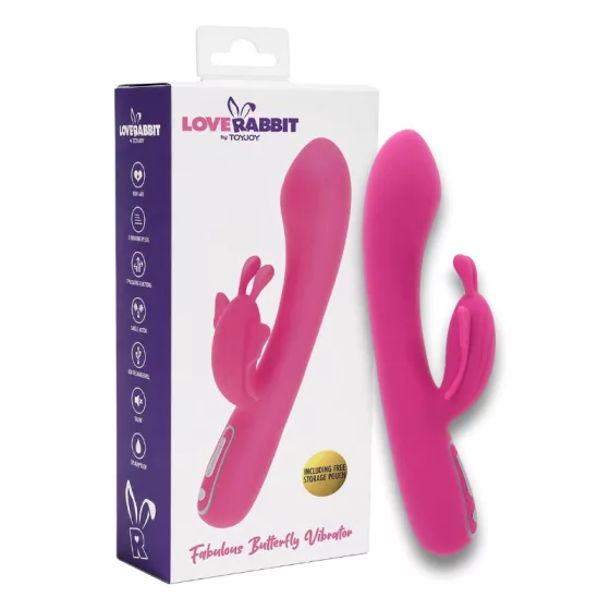 ToyJoy – klitoriszágas akkumulátoros vibrátor (rózsaszín)