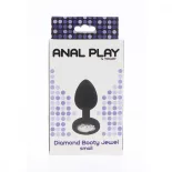   ToyJoy – Diamond Booty Jewel anál dildó áttetsző kristállyal (S méret)