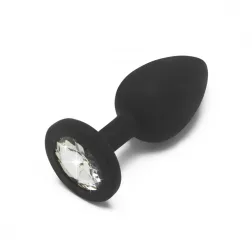   ToyJoy – Diamond Booty Jewel anál dildó áttetsző kristállyal (S méret)