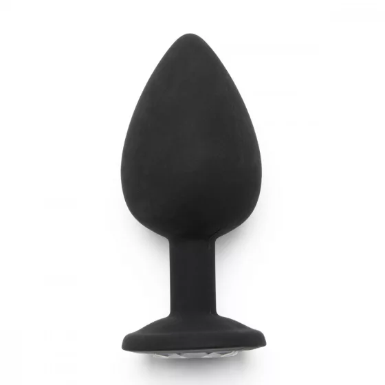ToyJoy – Diamond Booty Jewel anál dildó áttetsző kristállyal (L méret)