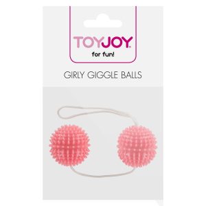 Toy Joy Girly Giggle Balls puha, tüskés gésagolyó páros (belső ballasztgolyóval)