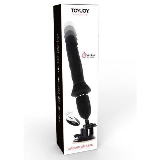 Toy Joy Magnum Opus Thruster Pro kézi szexgép, távirányítóval, tapadótalppal