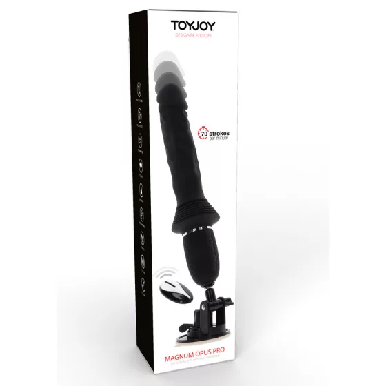 ToyJoy – Magnum Opus Thruster Pro kézi szexgép, távirányítóval, tapadótalppal