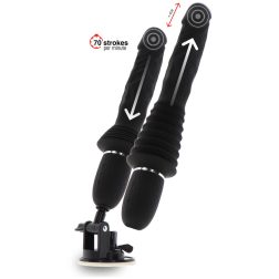   Toy Joy Magnum Opus Thruster Pro kézi szexgép, távirányítóval, tapadótalppal