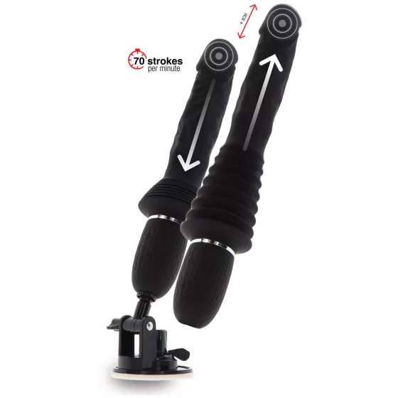 ToyJoy – Magnum Opus Thruster Pro kézi szexgép, távirányítóval, tapadótalppal