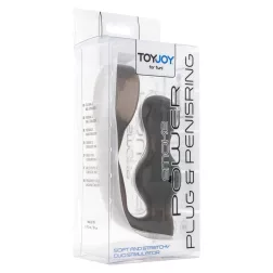 Toy Joy Power análdildó péniszgyűrűvel