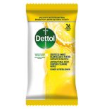   Dettol Power&fresh antibakteriális felülettisztító törlőkendő (Citrom&Lime) (36 db)