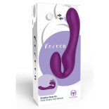   Xocoon Strapless Strap-On hárommotoros, hordható vibrátor, pulzációval