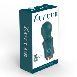   Xocoon The Traveller Wand mini masszírozó, utazó változat (zöld)