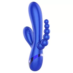   Xocoon Triple Love vibrátor, pulzációs csiklóággal, anál gyöngysorral