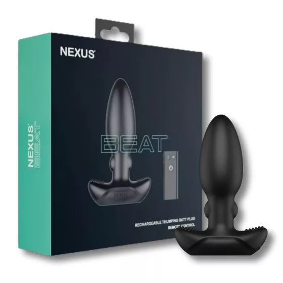 Nexus – Beat anál vibrátor szárán stimulálógyöngyökkel, távirányítóval