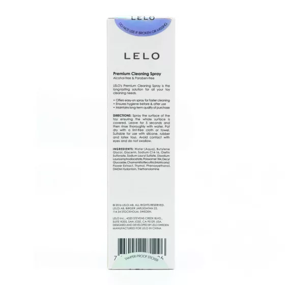 Lelo Antibacterial Cleaning Spray tisztító és fertőtlenítő folyadék (60 ml)