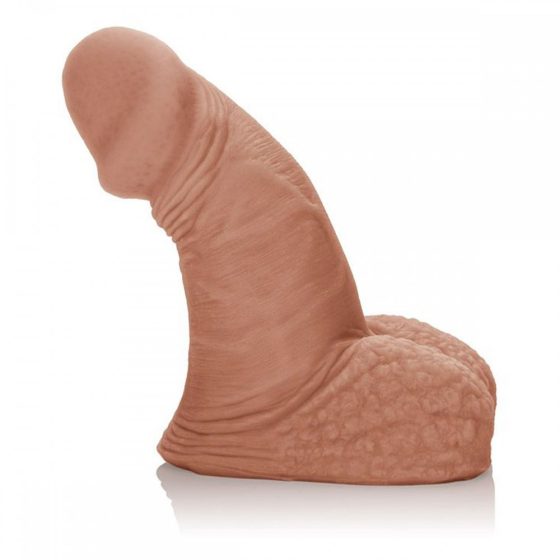 Packing Penis puha pénisz 4" (barna bőrszín - 10 cm)