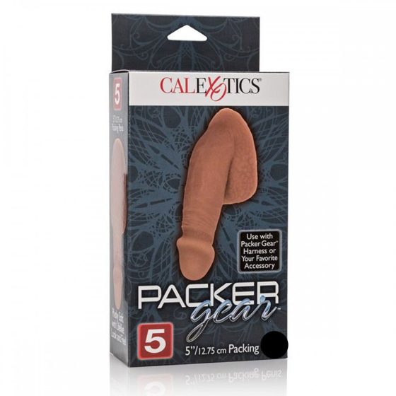 Packing Penis puha pénisz 5" (barna bőrszín - 13,5 cm)