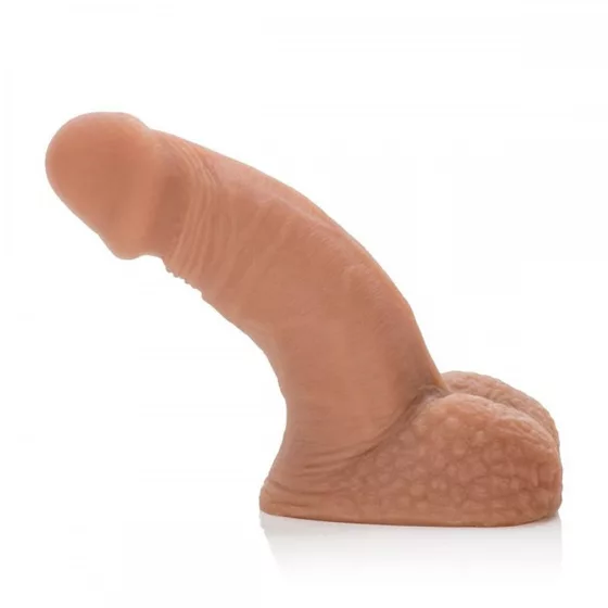 Calexotics – Packing Penis puha pénisz 5" (barna bőrszín, 13,5 cm)