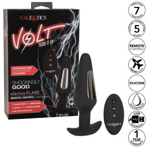 Calexotics Volt Flare anál vibrátor, elektrostimulációval, távirányítóval