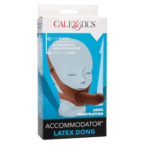 Calexotics Accomodator dildós fejhám (barna)