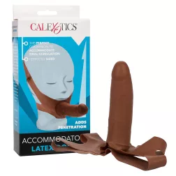 Calexotics – Accomodator dildós fejhám (barna)