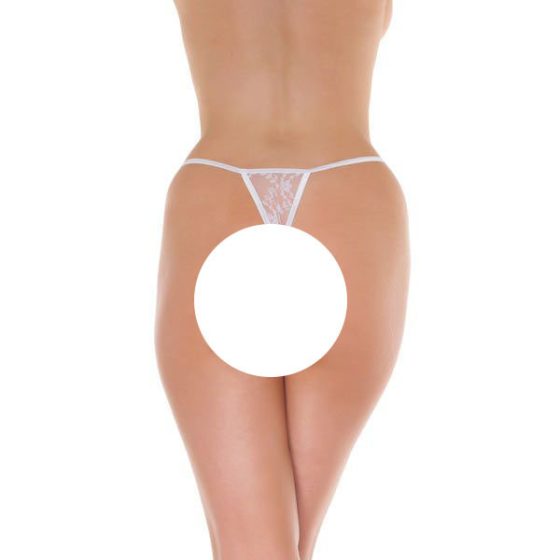 Amorable csipkés mini tanga (fehér)