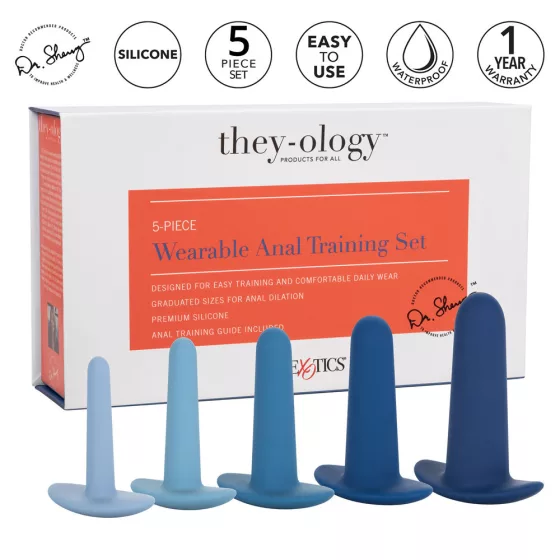 Calexotics – They-Ology 5 darabos, hordható anál dildókészlet