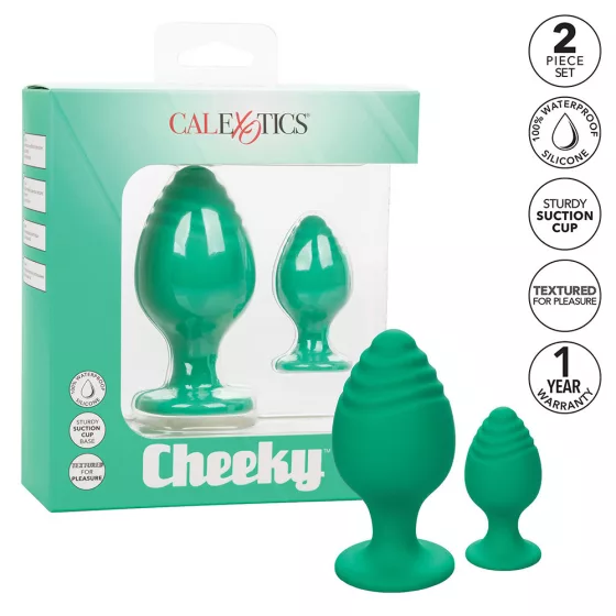 Calexotics – Cheeky 2 darabos anál dildó szett (zöld)