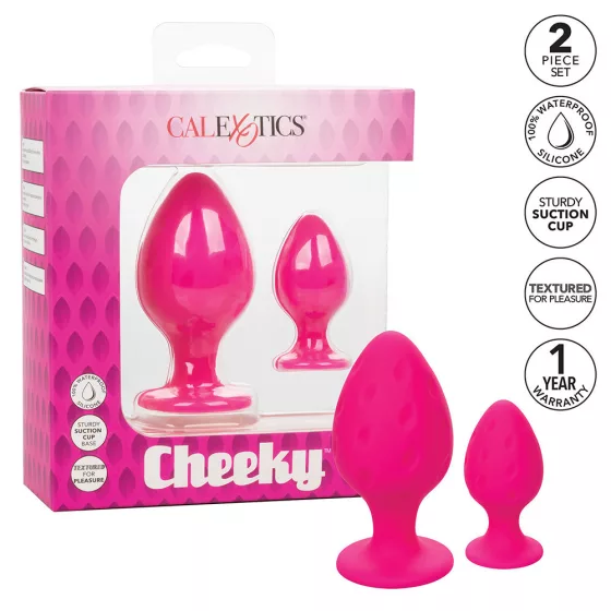 Calexotics – Cheeky 2 darabos anál dildó szett (rózsaszín)