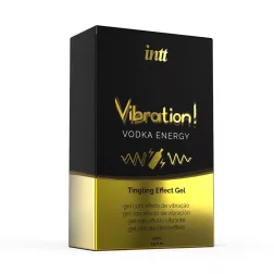   INTT – Vibration! Vodka Energy uniszex stimuláló gél vodka aromával (15 ml)