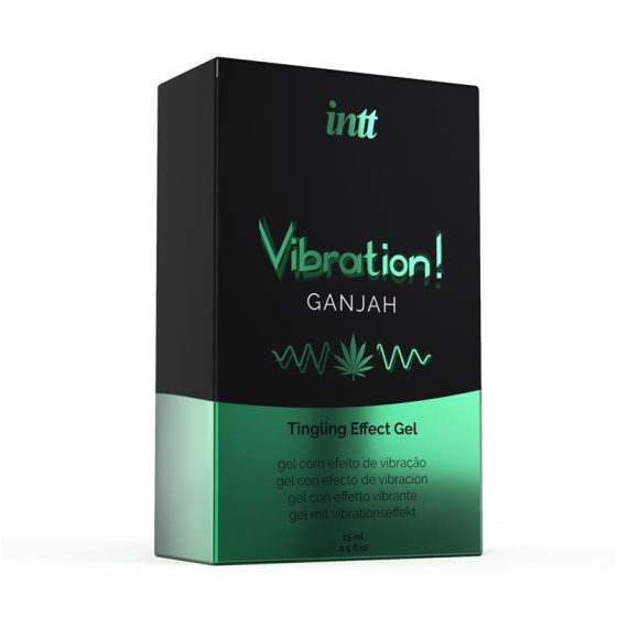 INTT Vibration! Ganjah stimuláló gél hölgyeknek, kannabisz aromával (15 ml)
