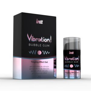 INTT Vibration! Bubble Gum stimuláló gél hölgyeknek, eper aromával (15 ml) INTT Vibration! Bubble Gum stimuláló gél hölgyeknek, eper aromával (15 ml)