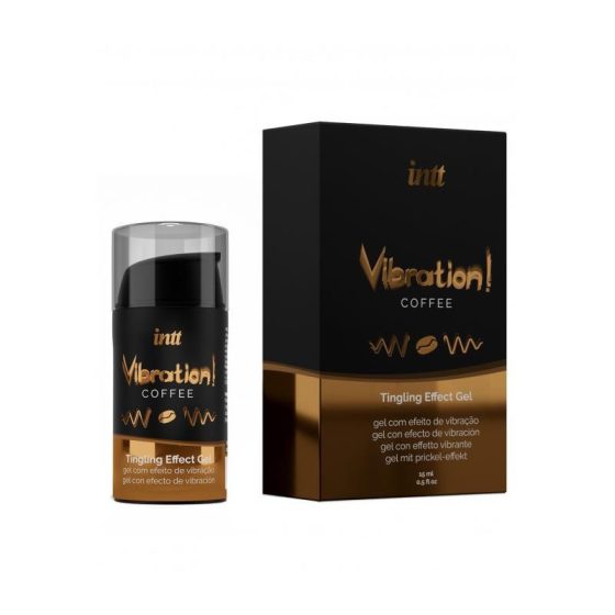 INTT Vibration! Coffee stimuláló gél hölgyeknek, kávé aromával (15 ml)