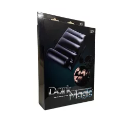   Dark Magic – felfújható hosszú ék alakú szexpárna fejtámlával, kötőzőpántokkal