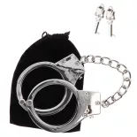   Taboom – Luxury ezüst színű, fém csuklóbilincs (226 g)