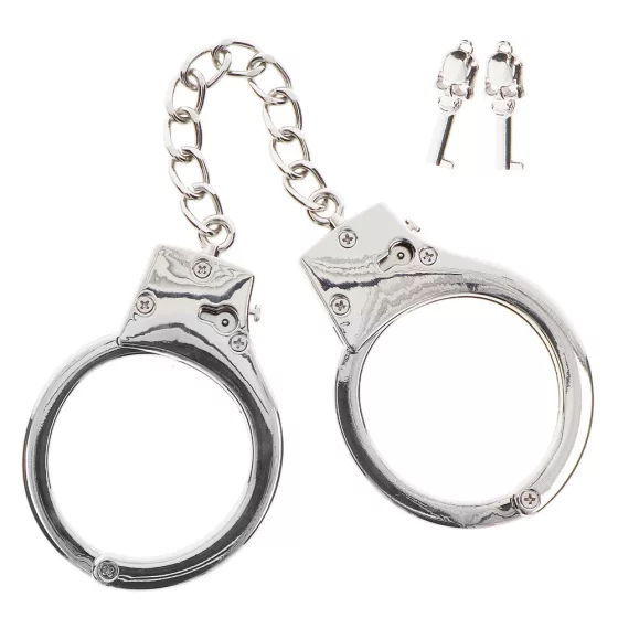 Taboom – Luxury ezüst színű, fém csuklóbilincs (226 g)