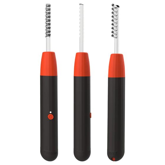 Taboom Luxury elektro stimuláló pálca (4 db üveg feltéttel) (fekete-piros)