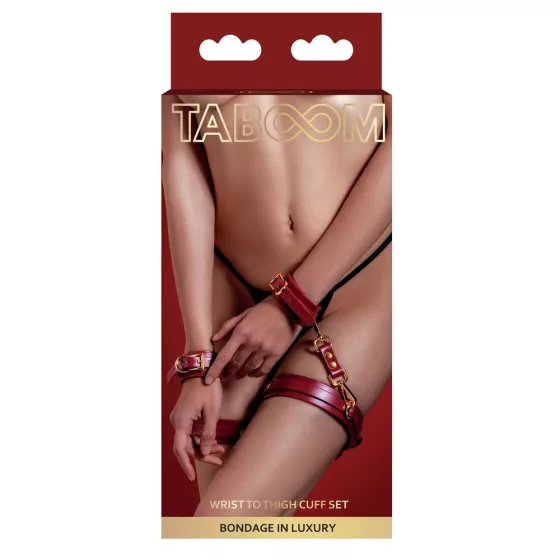 Taboom – Luxury csuklók a combokhoz, kötözőkészlet