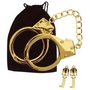 Taboom – Luxury arany színű, fém csuklóbilincs (226 gramm)