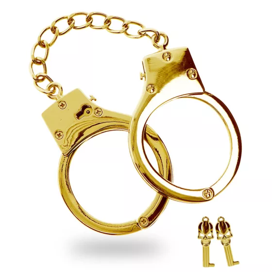 Taboom – Luxury arany színű, fém csuklóbilincs (226 gramm)