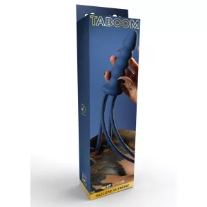 Taboom – Silicone Supreme korbács, dildós nyéllel, szilikonból