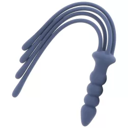   Taboom – Silicone Supreme korbács, dildós nyéllel, szilikonból