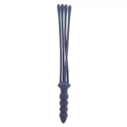   Taboom – Silicone Supreme korbács, dildós nyéllel, szilikonból
